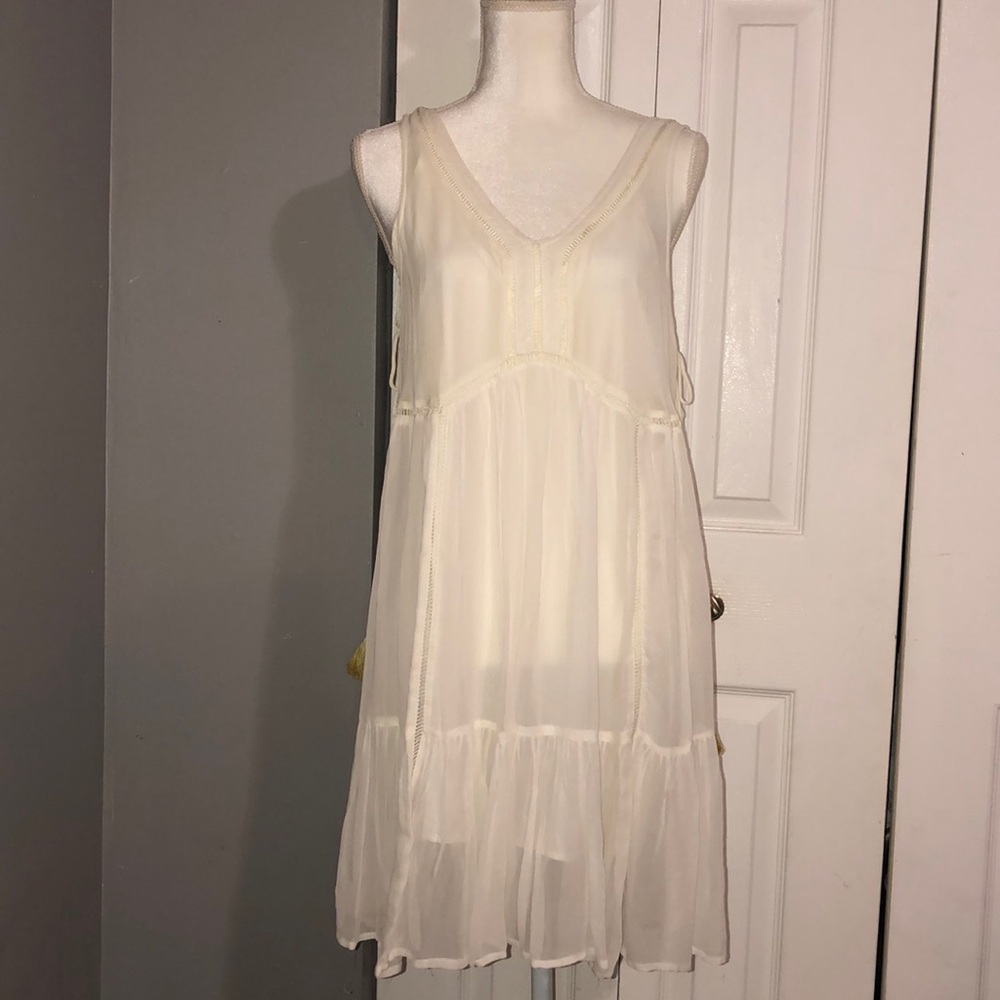 🏷PULL&Bear Euro boho Style flowy midi